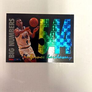 1993/94 NBA Hoops Big Numbers Rainbow Anfernee Hardaway A30 #BN8 mint condition